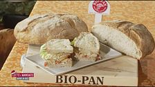 Crostini con patè di fegatini alla toscana e mega panino alla ceasar salad di faraona