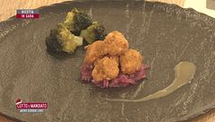 Quaglia fritta con broccoli e salsa agrodolce