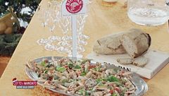 Alberi di patate e catalana di crostacei