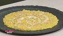 Risotto con crema di taleggio e granella di nocciole
