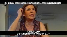 GAZZARRINI: Lo scherzo, Bianca Berlinguer denuncia la figlia Giulia per una patente falsa da Er Faina