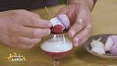 Crema Chantilly con geléé di lampone