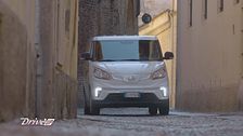 Roberto Ungaro a bordo del Maxus eDeliver 3