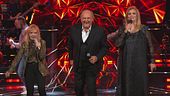 Iva Zanicchi, Rita Pavone e Gerry Scotti cantano "Diavolo in me"
