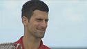 Djokovic, in campo senza vaccino