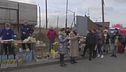 Tra i civili in fuga dalle bombe