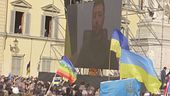 L'Italia in piazza per Zelensky