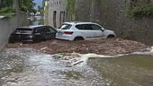 Disastro maltempo sul lago di Como