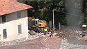 Laglio nel fango, 3 metri di detriti