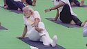 Yoga day, il raduno della pace