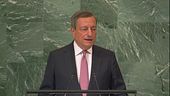 Draghi all'Onu, non possiamo cedere