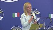 Meloni trionfa, "Grazie Italia"