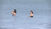 In spiaggia come a luglio