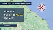 Terremoto, forte scossa nelle Marche