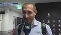 Chiellini saluta l'Italia