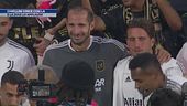 Gli ex compagni applaudono Chiellini al debutto casalingo