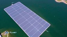 Il più grande parco solare galleggiante europeo