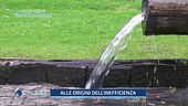 Poca acqua tanta dispersione
