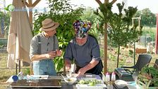 Le verdure dell'orto in cucina