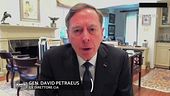 Intervista al Generale David Petraeus, ex Direttore CIA