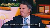 Renzi all'attacco della magistratura