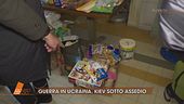 I civili ucraini nella stazione polacca