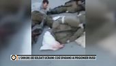 Ucraina, le immagini degli ostaggi russi gambizzati