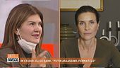 In studio: gli ucraini "Putin assassino, fermatelo"