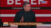 Sulla tv russa accusano: "In Italia fake news"
