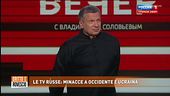 Le tv russe: minacce a occidente e Ucraina