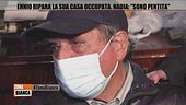 Ennio Di Lalla ripara la sua casa occupata