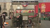Londra toglie il green pass