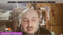 Biscardi, i complottisti no vax gridano all'omicidio