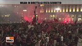Milano: i festeggiamenti per lo scudetto del Milan