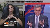 Offese al piccolo tifoso, conduttrice nella bufera