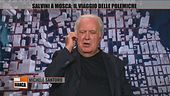 Michele Santoro e il viaggio a Mosca di Salvini