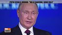 Putin sfida il mondo: "Via le sanzioni, sono folli"