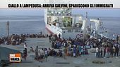Giallo a Lampedusa: arriva Salvini, spariscono gli immigrati