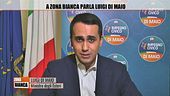 Luigi Di Maio parla a Zona Bianca