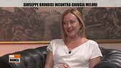 Giuseppe Brindisi intervista Giorgia Meloni