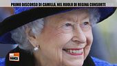 Il primo discorso di Camilla, nel ruolo di Regina Consorte
