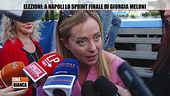 Elezioni: a Napoli lo sprint finale di Giorgia Meloni