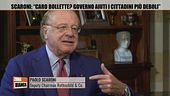 Scaroni: "Caro bollette? Governo aiuti i cittadini più deboli"