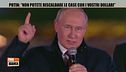 Putin: "Non potete riscaldare le case con i vostri dollari"