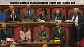 Covid si cambia: via mascherine e stop multe ai no vax