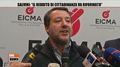 Salvini: "Il reddito di cittadinanza va riformato"