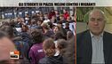 Gli studenti in piazza: Meloni contro i migranti