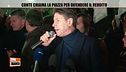 Conte chiama la piazza per difendere il reddito