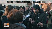 Reddito: Conte chiama a raccolta le piazze del nord