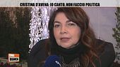 Cristina D'Avena: "Io canto, non faccio politica"